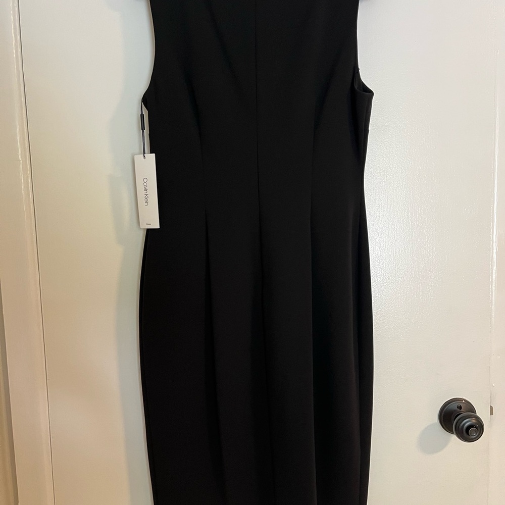 Calvin Klein Black Fringe Dress size 10 - Picture 7 of 14